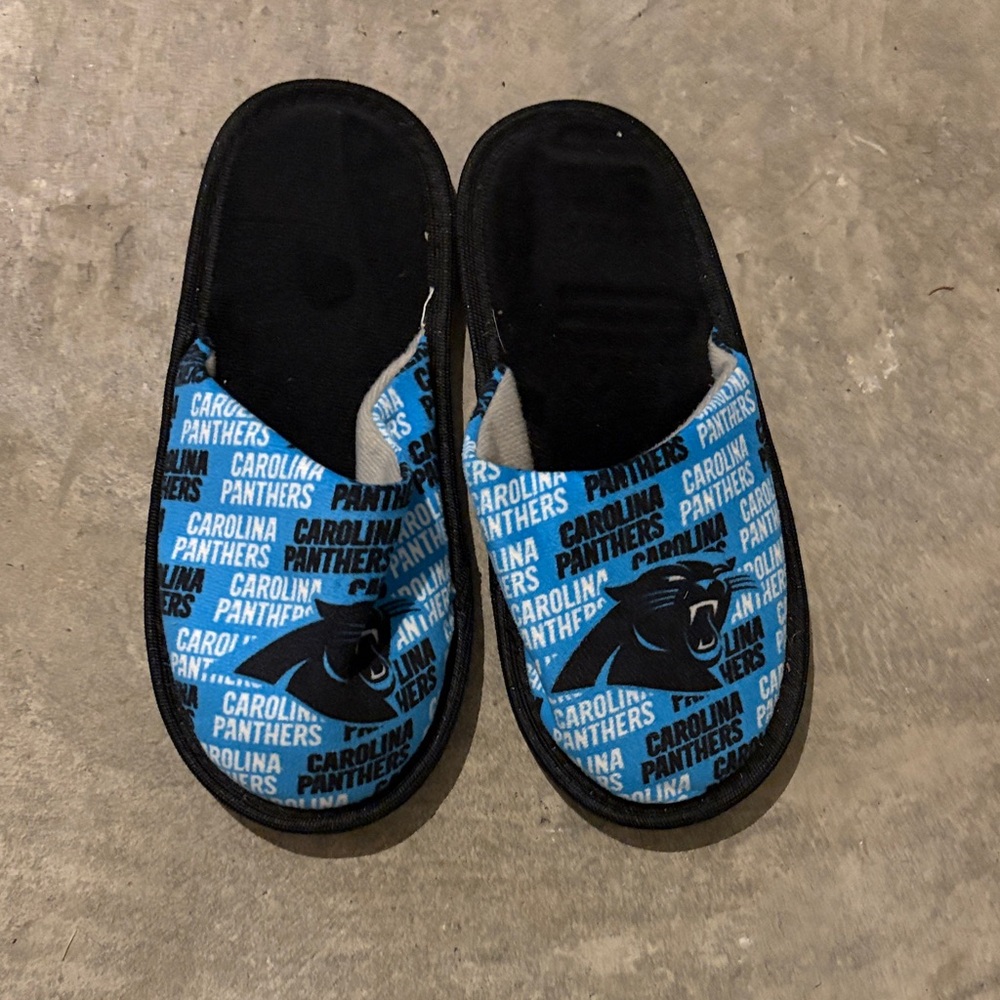 Boys Large (5-6) Panthers slippers